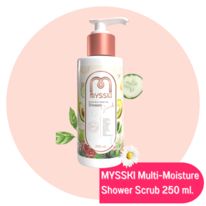 MYSSKI Multi-Moisture Shower Scrub 250 ml.